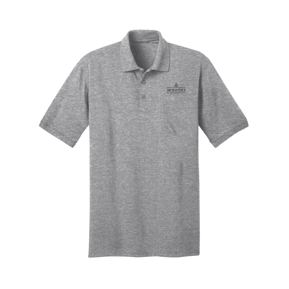 Core Blend Jersey Knit Pocket Polo