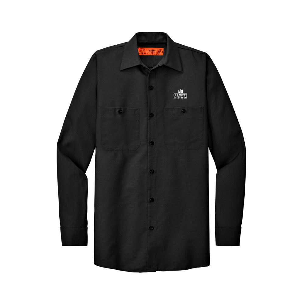 Red Kap Long Sleeve Industrial Work Shirt