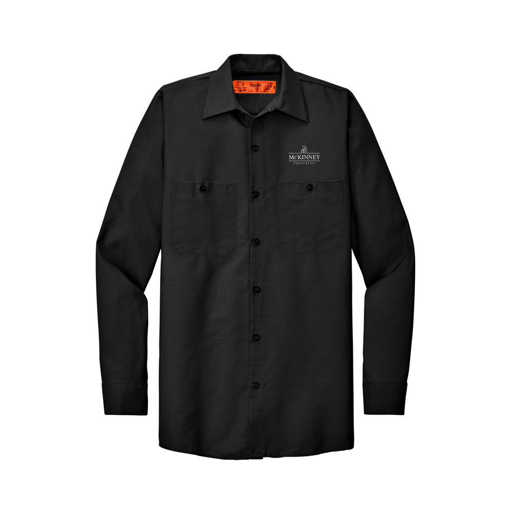 Red Kap Long Sleeve Industrial Work Shirt