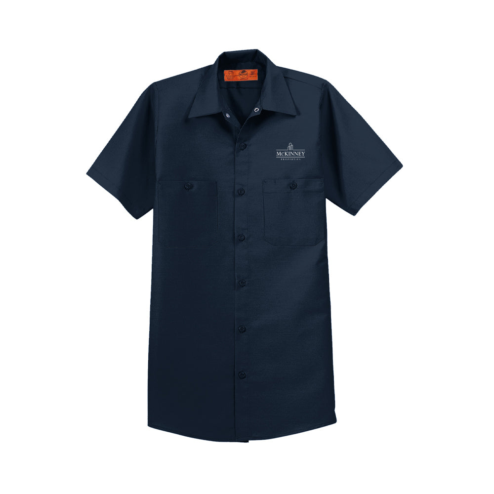 Red Kap Short Sleeve Industrial Work Shirt